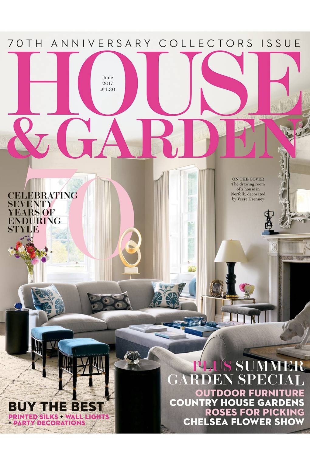 the june 70th anniversary issue | inside house & garden 2017 | house