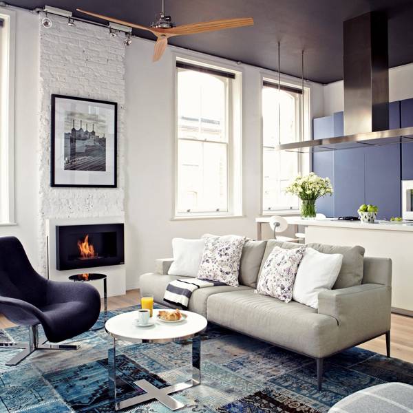 Blue Living Room Ideas | Blue paint ideas for living rooms | House & Garden