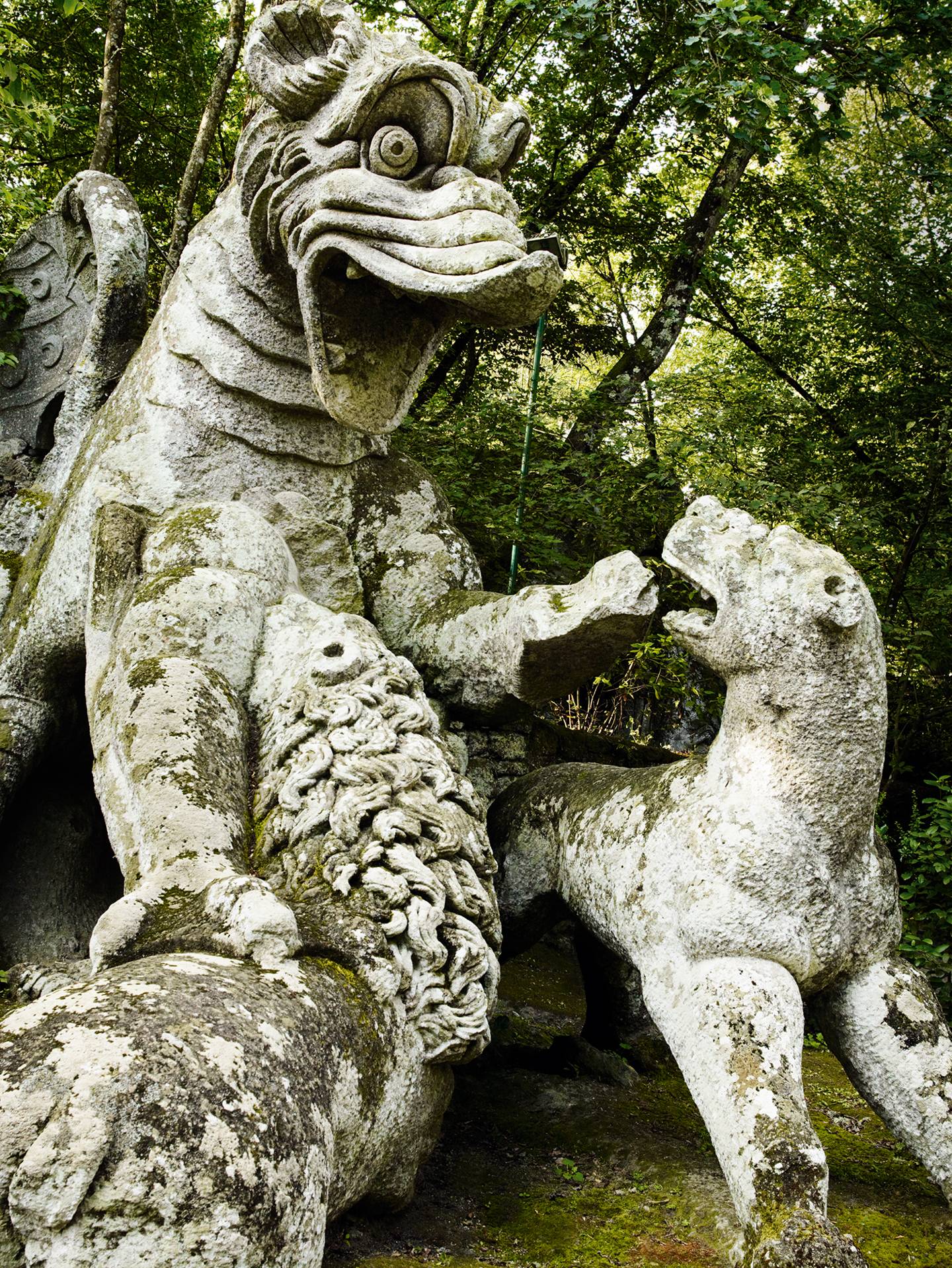 Bomarzo Woodland Garden Near Rome House Garden