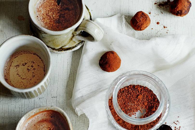 Chocolate Truffles with SloeGin Blueberries Recipes House & Garden