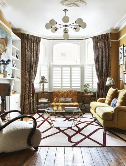 Bay Window Ideas House Garden, Bay Window Curtains For Living Room