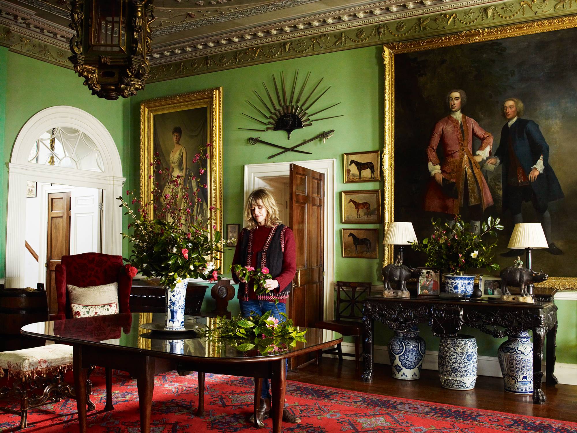 Dominic West And Catherine Fitzgerald Glin Castle Ireland House Garden