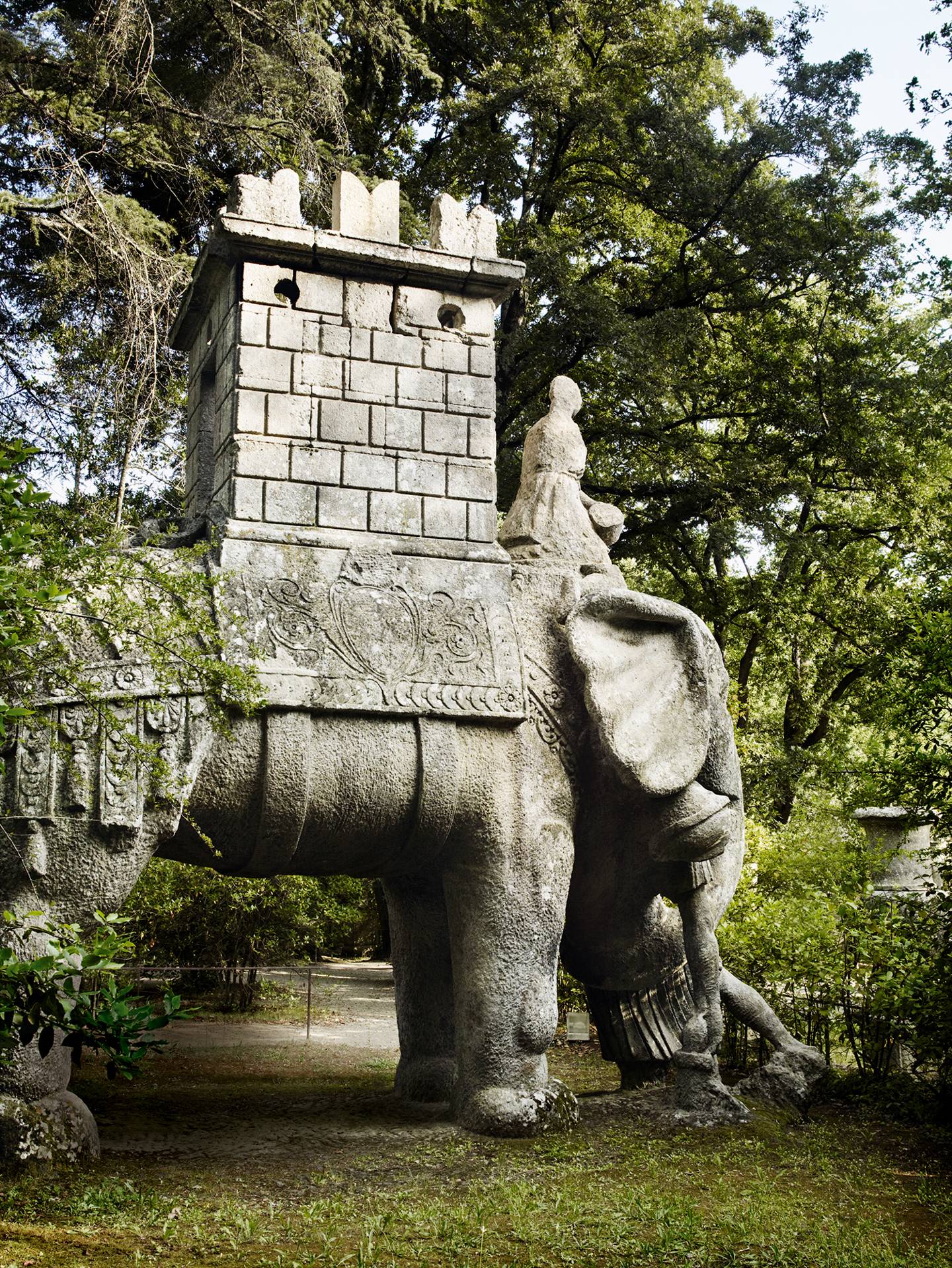 Bomarzo Woodland Garden Near Rome House Garden