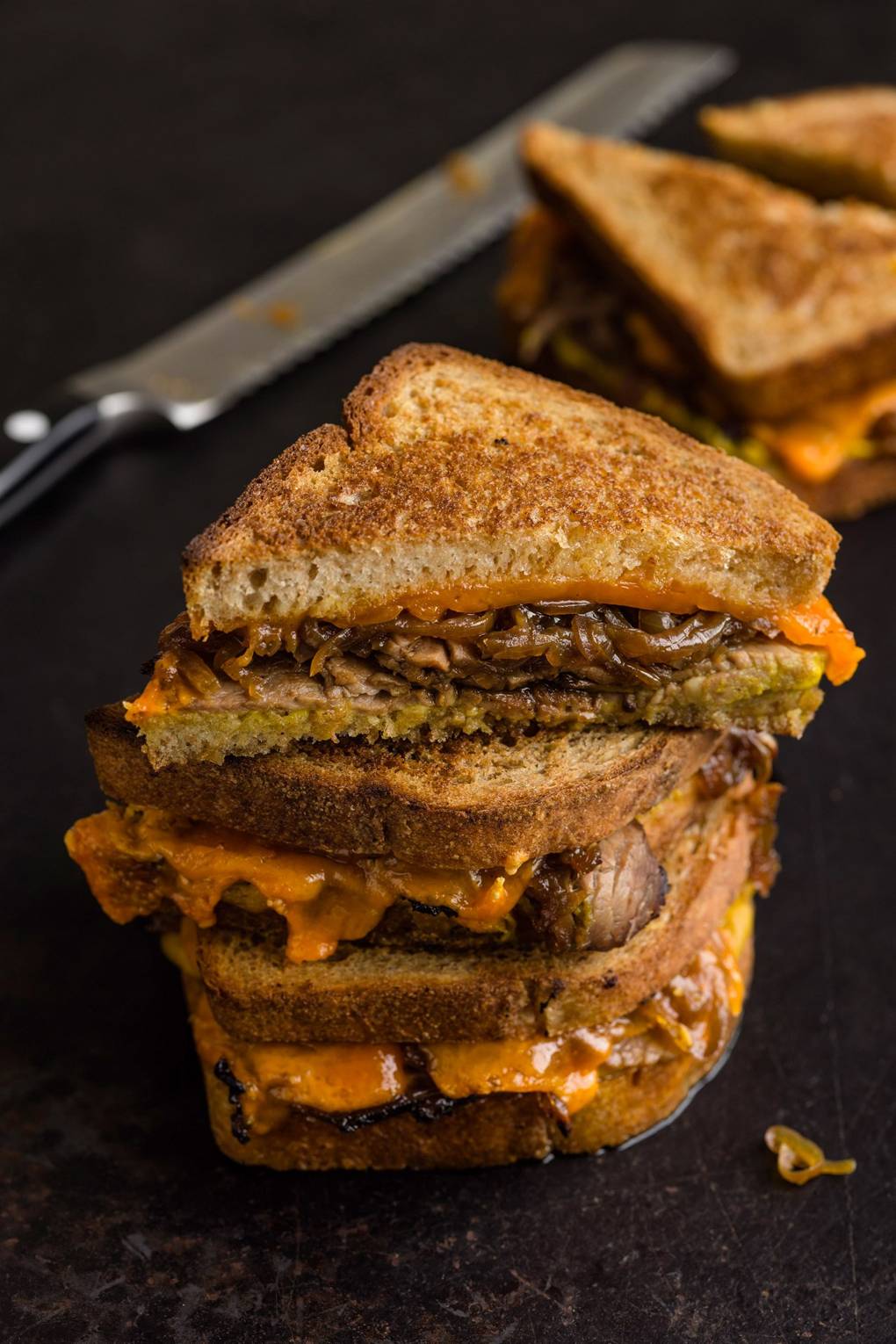 Beef brisket grilled cheese sandwich recipe House & Garden