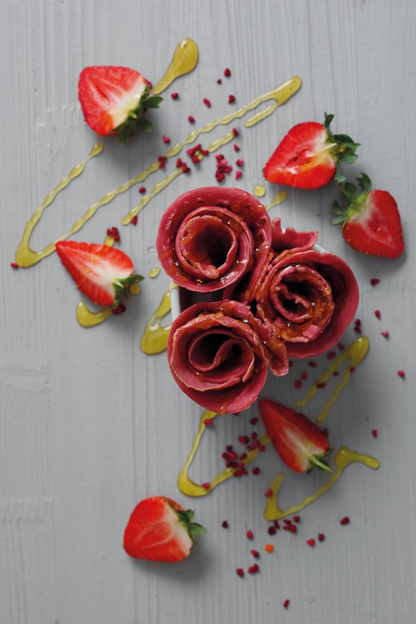 Pancake Roses | Recipes | House & Garden