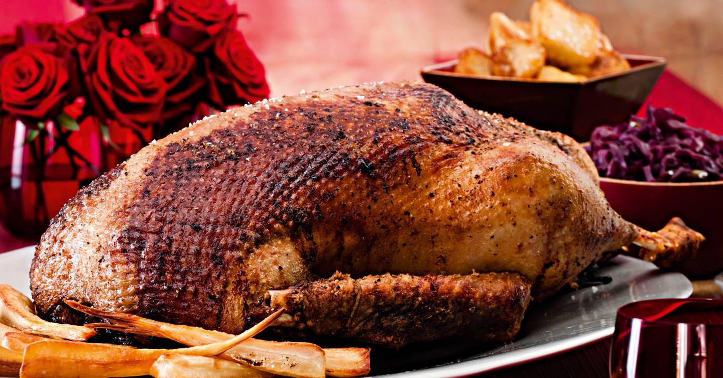 Goose With Prune & Chestnut Stuffing Christmas Recipes House & Garden