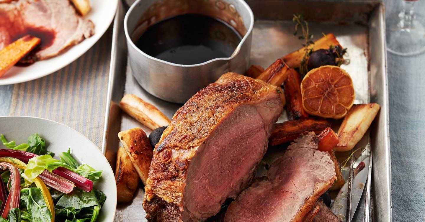 Roast Lamb Recipes Roast beef recipe with caramelised onion gravy from Gordon 