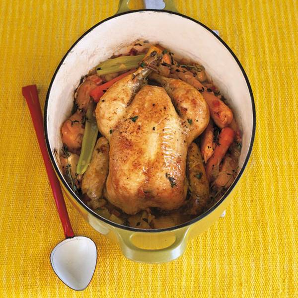 Pot Roast Chicken Recipe House Garden