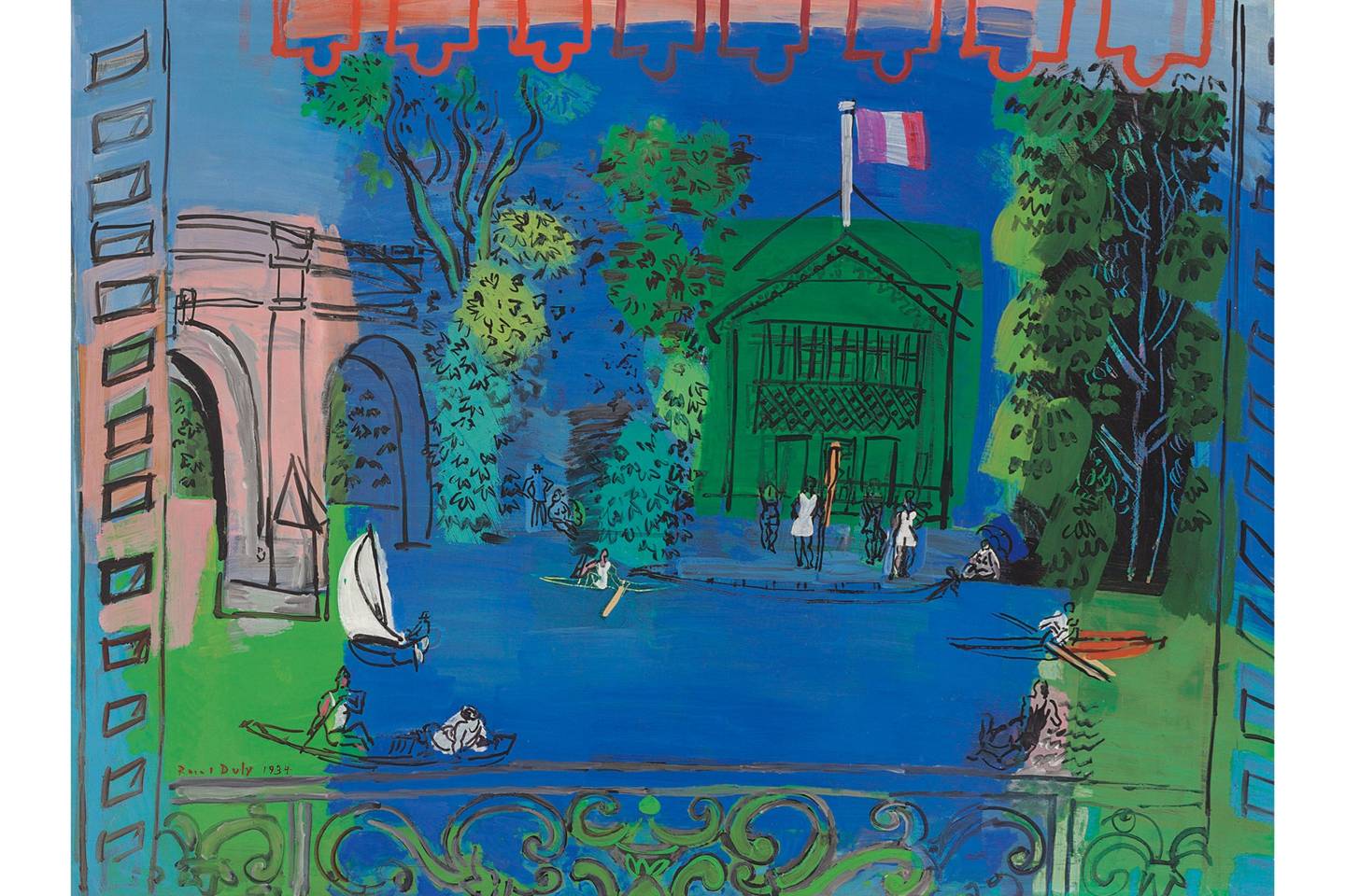 Art Raoul Dufy paintings Art Exhibitions, London House & Garden