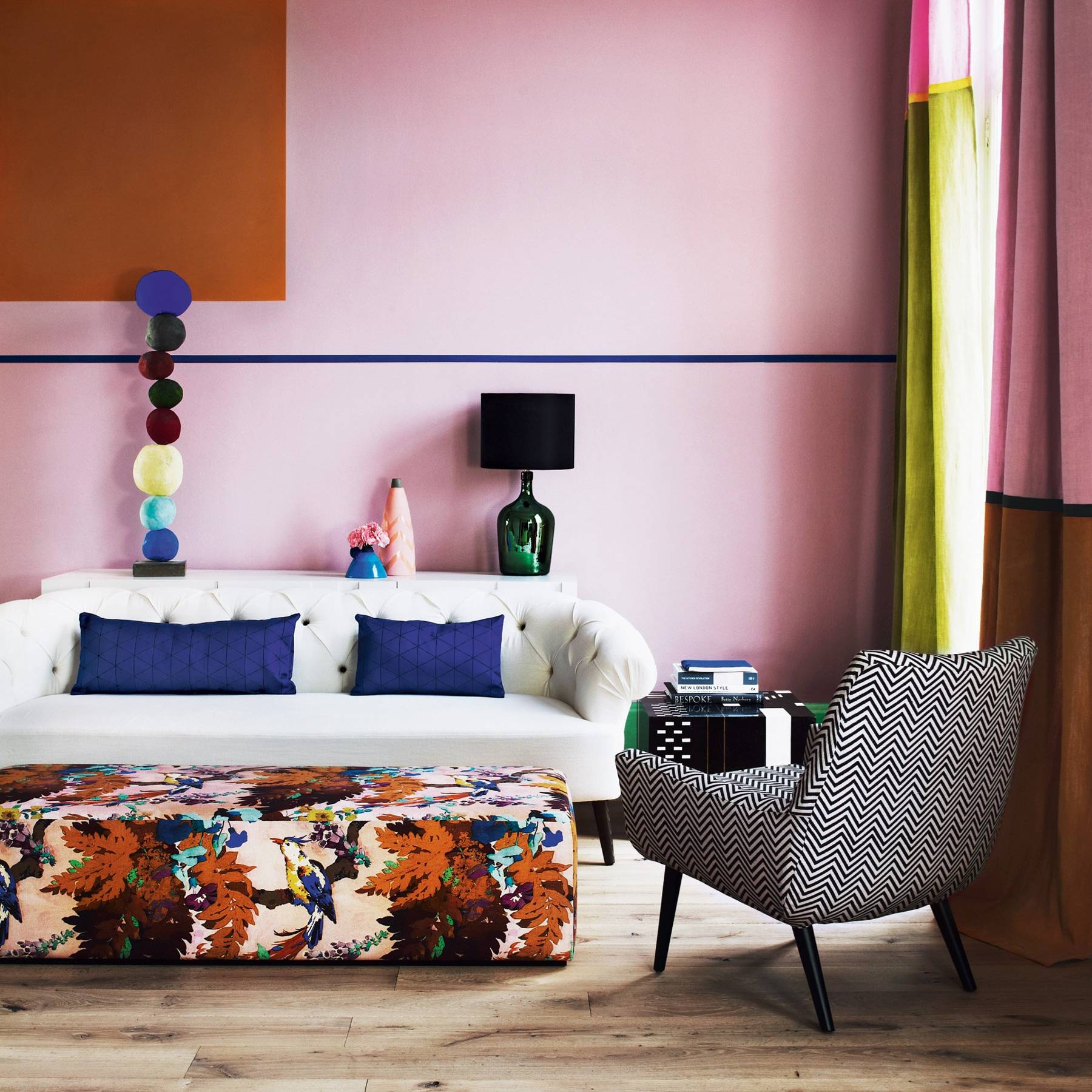 Colour Block Walls Interior Paint Ideas House Garden