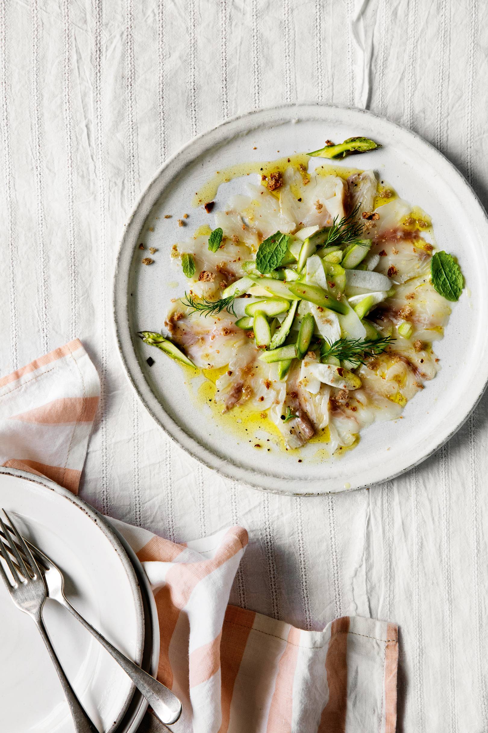 Sea bass carpaccio recipe House & Garden