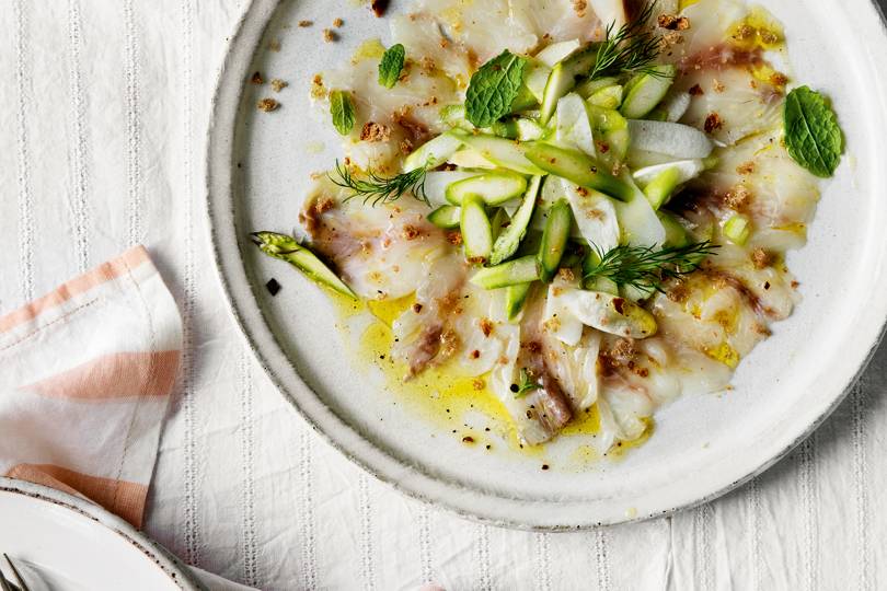 Sea bass carpaccio recipe House & Garden