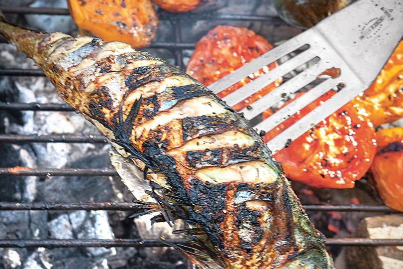 Barbecued mackerel recipe House & Garden