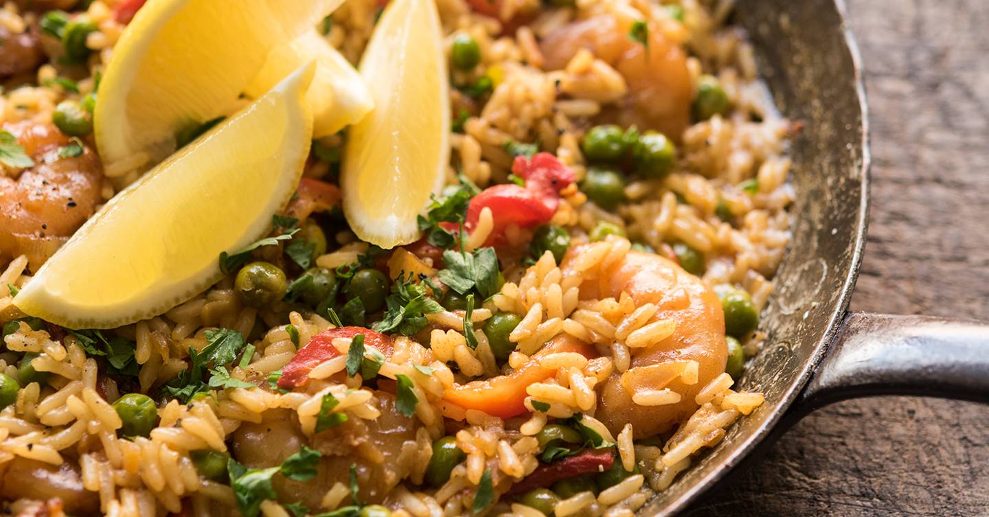 Speedy Prawn Paella Recipe 