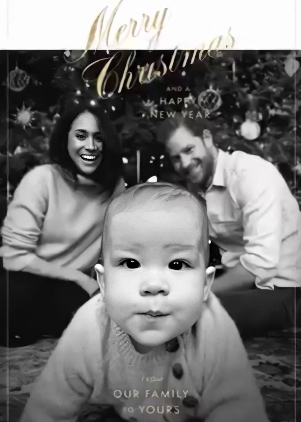 The Duke Duchess Of Sussex S Christmas Card Feat Archie House Garden