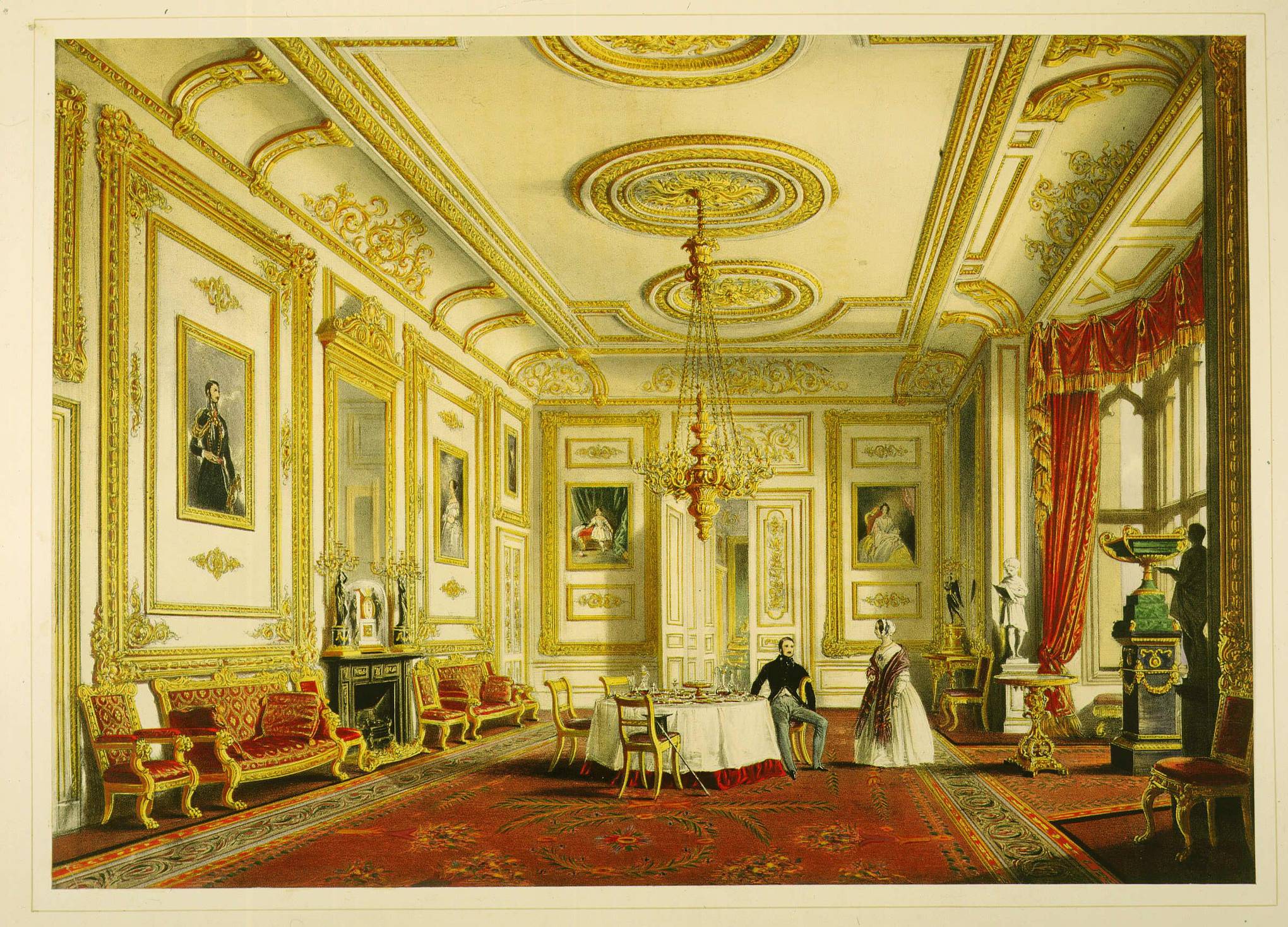 White Drawing Room At Windsor Castle A History House Garden