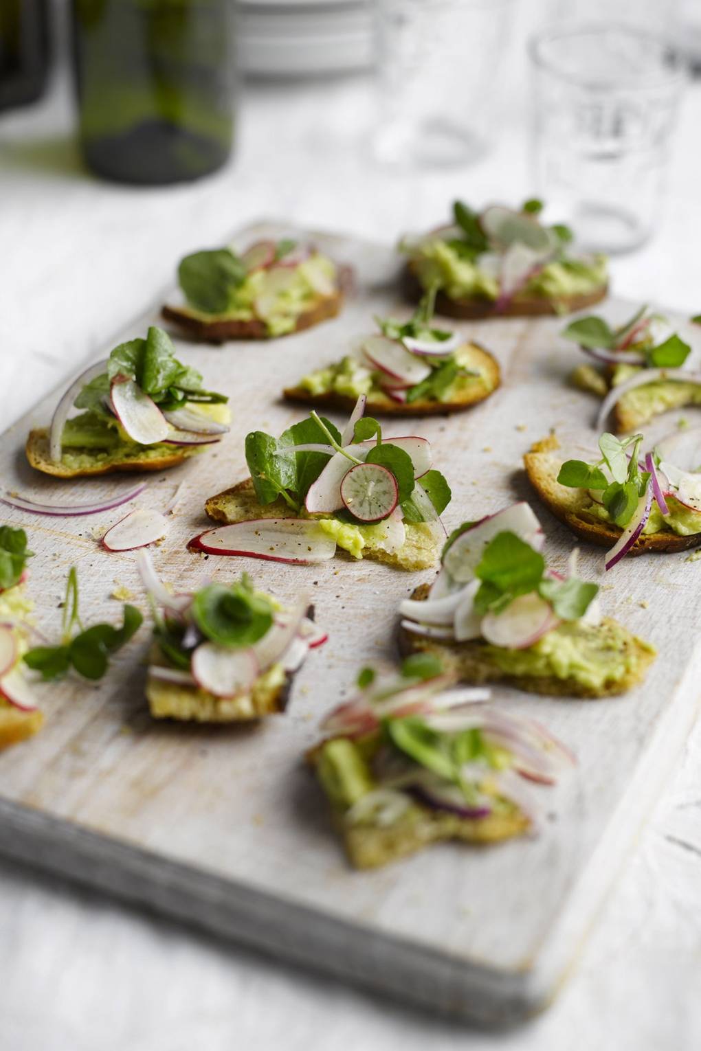 Toasted Sourdough With Avocado Radish And Watercress Recipe House