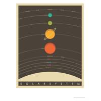 SOLAR SYSTEM 50 X 70cm Print By Jazzberry Blue, Habitat, £36
