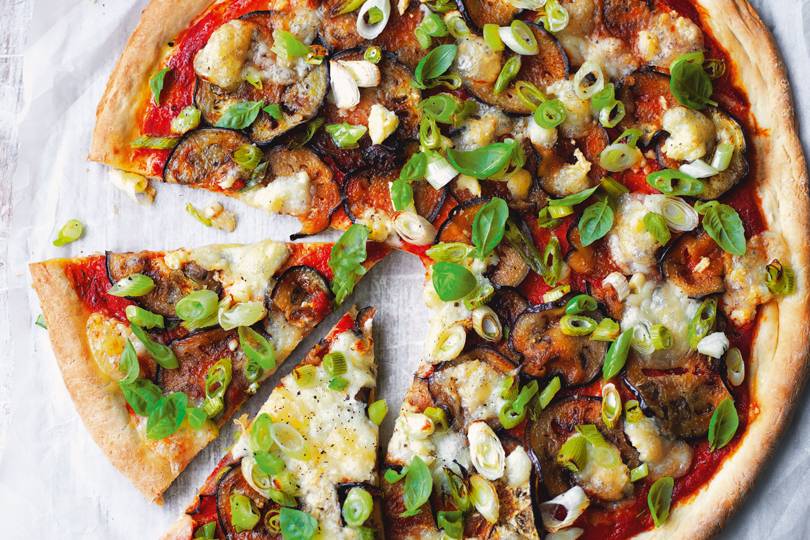 Aubergine Pizza Healthy & Easy Recipes House & Garden