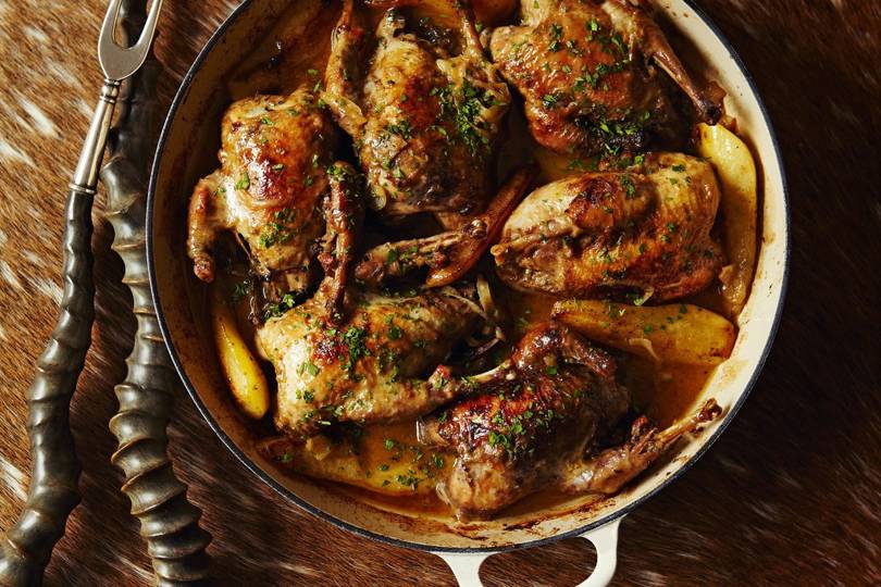 Partridge With Pears & Perry Easy Recipes House & Garden