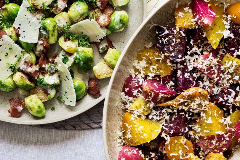 Roast beetroot with horseradish gremolata recipe by Thomasina Miers