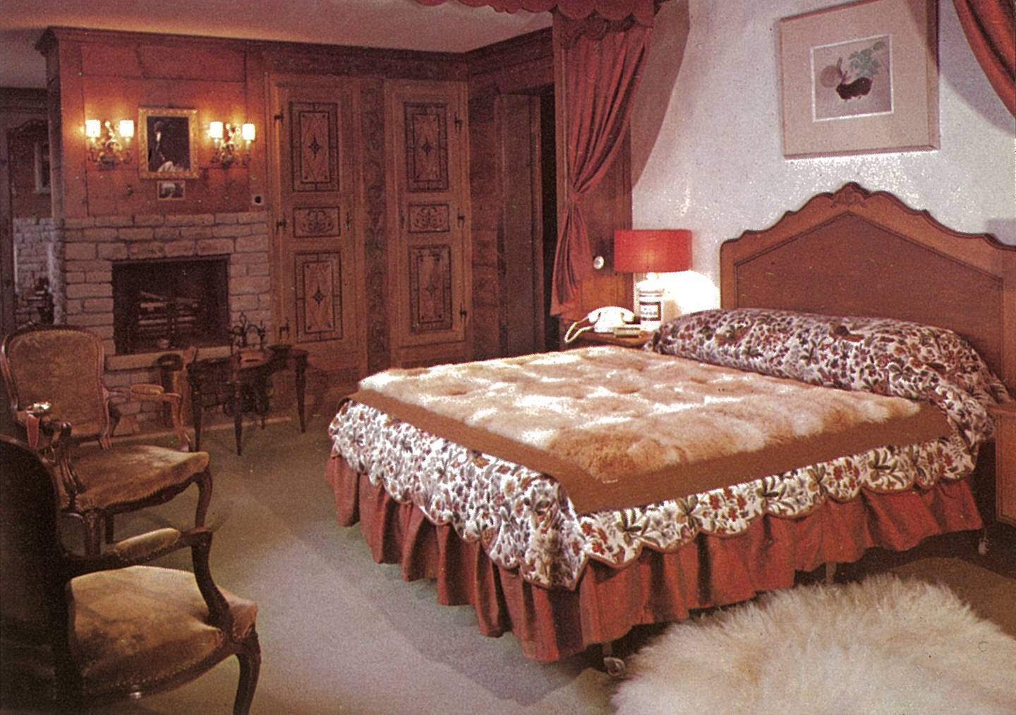 Elizabeth Taylor and Richard Burton's chalet in Gstaad House & Garden