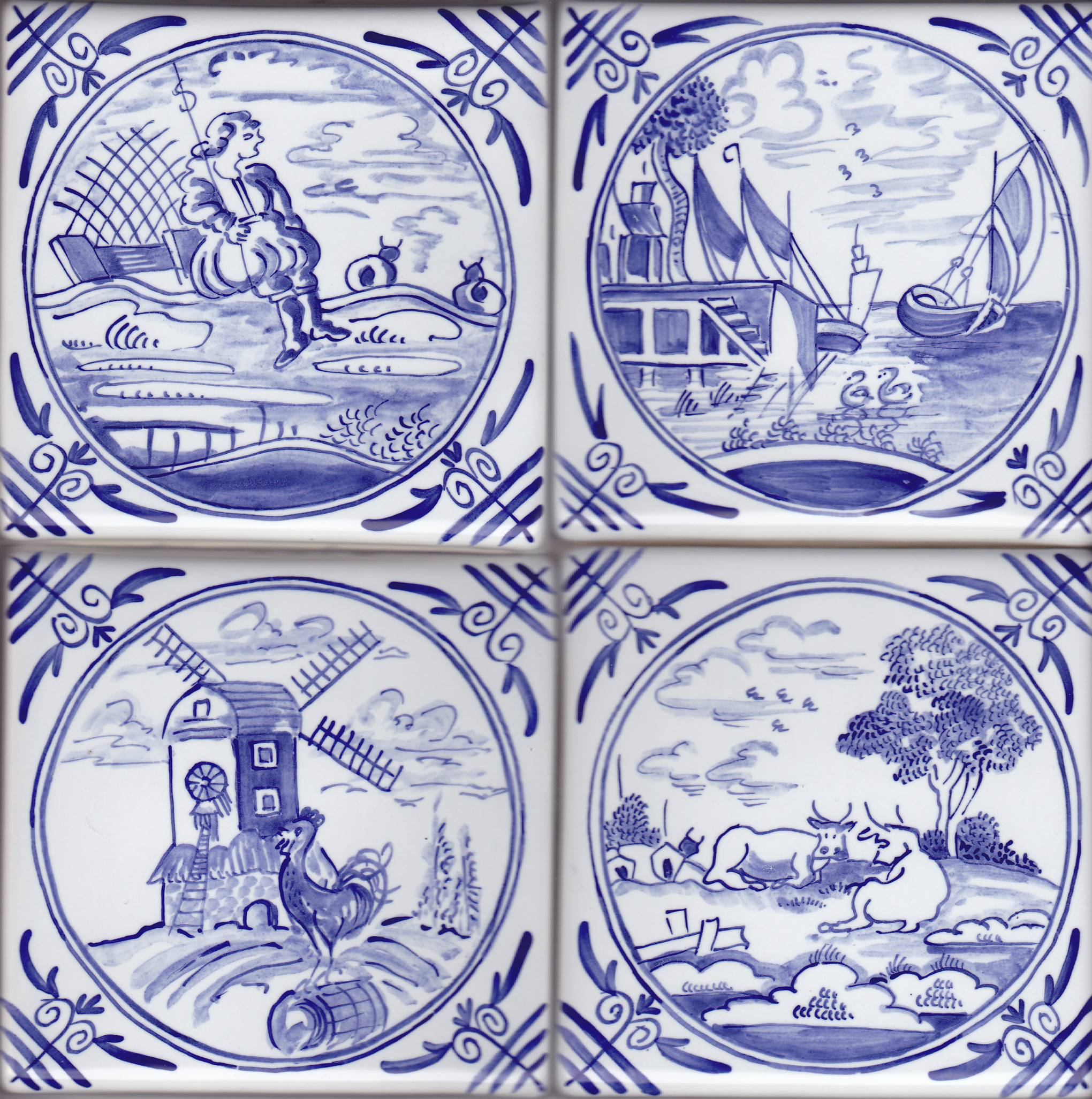 Delft Tiles Their History And How To Decorate With Them House Garden