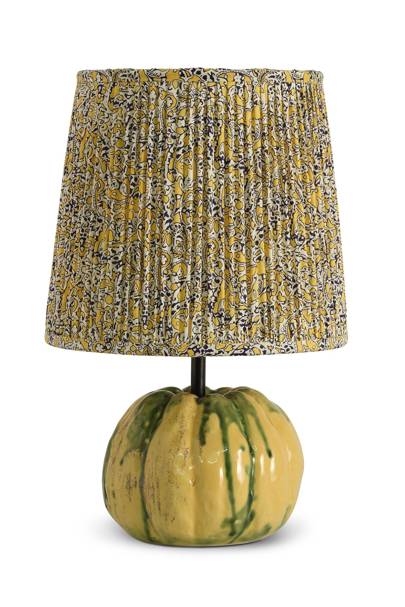 20 Best Pleated Lampshades Interiors House Garden Pumpkin Lamp