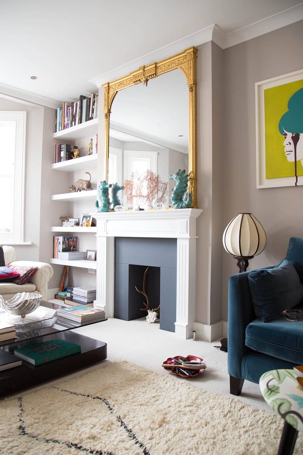 Victorian And Edwardian Chimneypiece Living Room Design