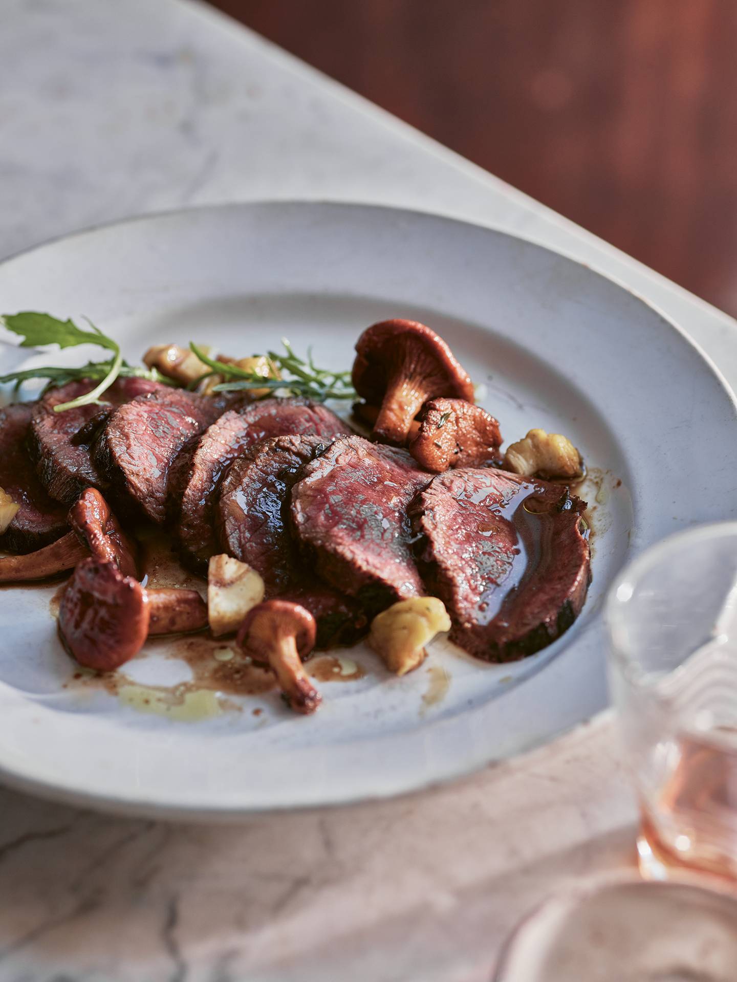 Venison fillet recipe with wild mushrooms & chestnuts House & Garden