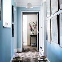 Hallway Colour Ideas Paint Schemes House Garden Pale Blue Hallway