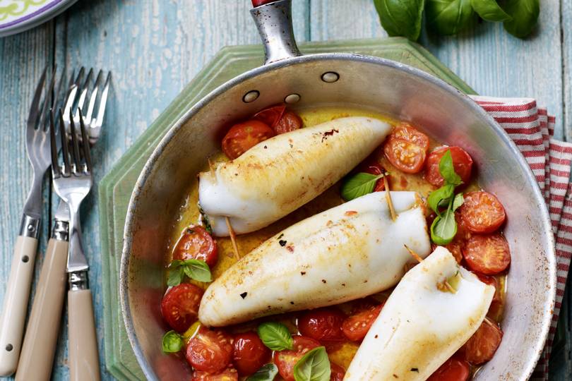 Stuffed Squid - Healthy & Easy Recipes | House & Garden