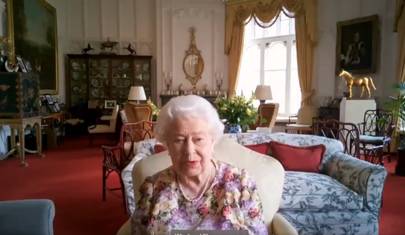 The Queen's living room at Windsor Castle | House & Garden