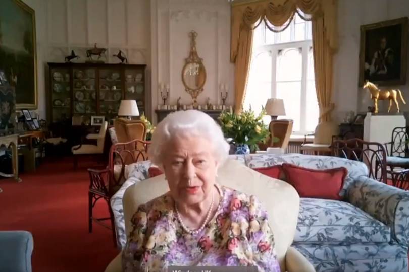 The Queen's living room at Windsor Castle | House & Garden