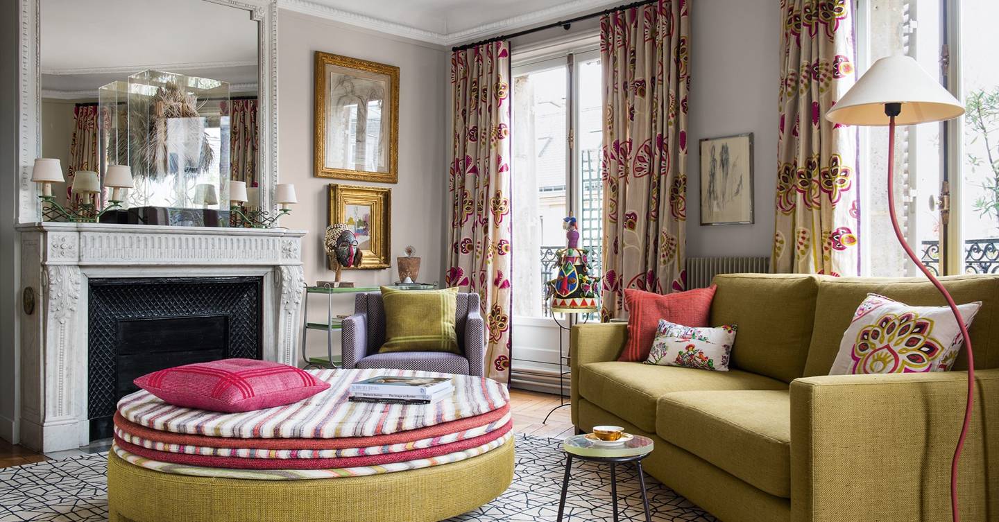 Patrick Frey of Pierre Frey's Paris apartment House & Garden