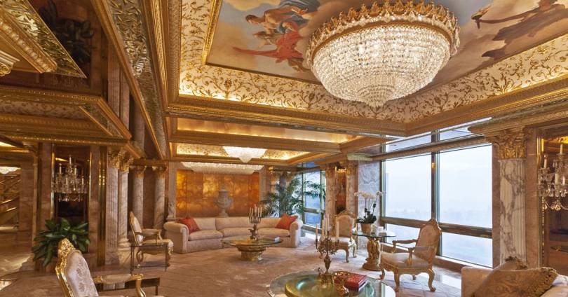 Picture of Donald Trump's gold apartment | House & Garden