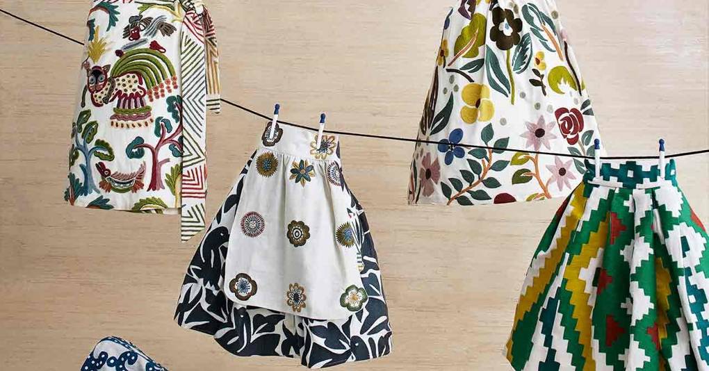 Best Crewelwork & Embroidered Fabrics for Upholstery House & Garden