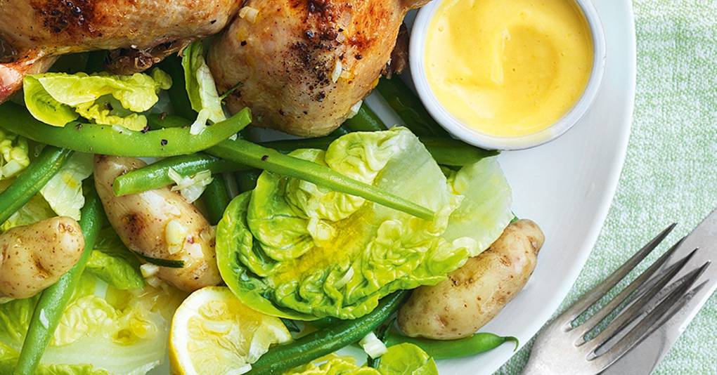 Roast Quail with Lemon and Mayonnaise | Recipes | House & Garden