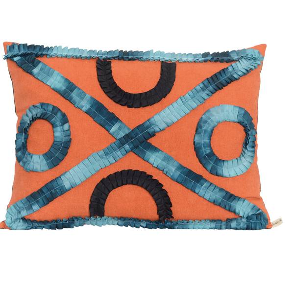 Stonewashed cushion Tana Marmalade 40 x 65