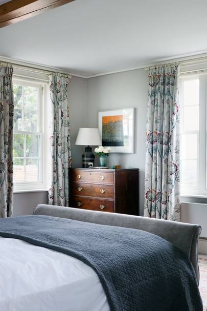 Blue Farmhouse Bedroom