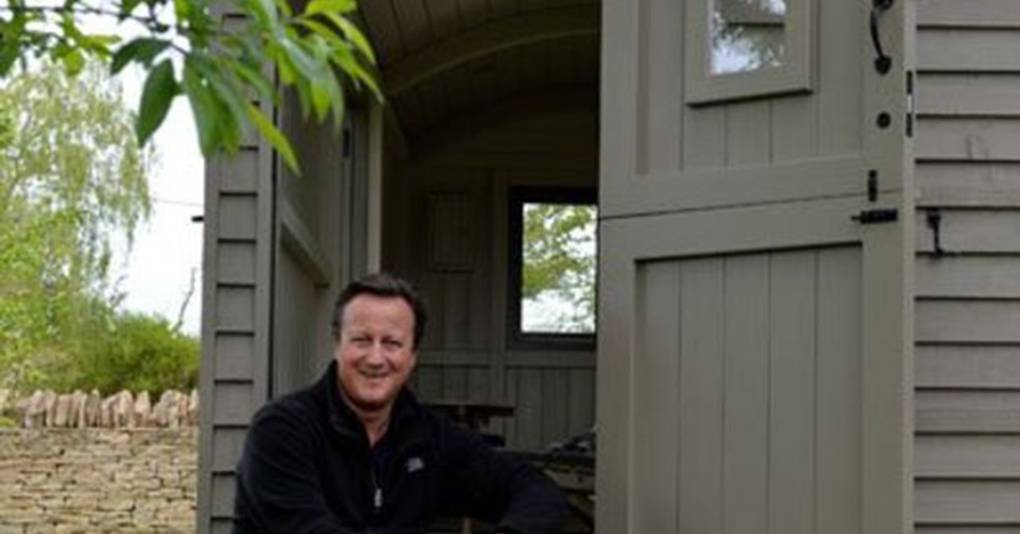 David Cameron's Shepherd's Hut House &amp; Garden