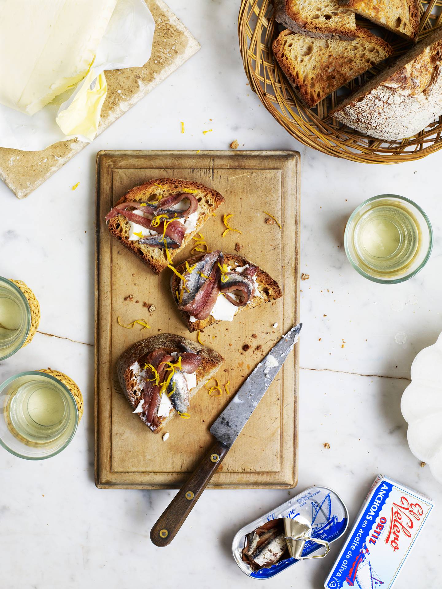 Crostini Recipe With Anchovies And Butter | House & Garden