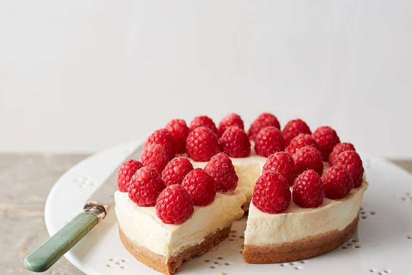 Lemon and Raspberry Ricotta Cheesecake Recipe House & Garden