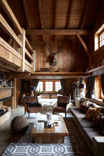 free house interior rustic