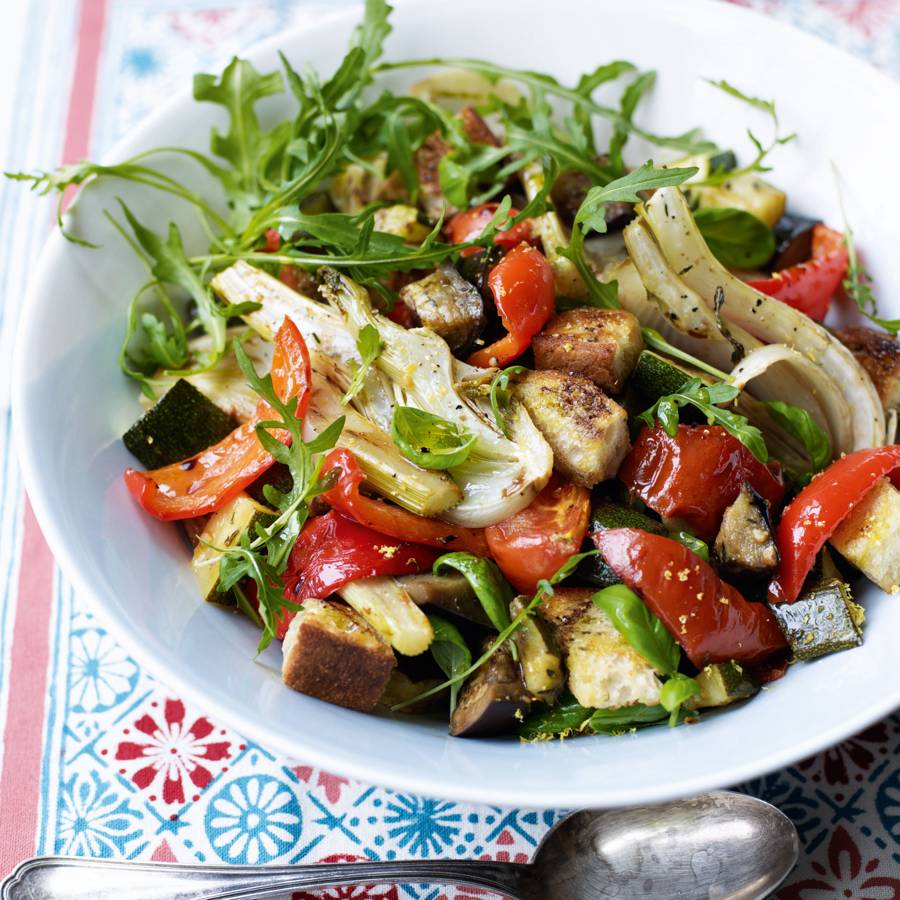 Roasted Vegetable Salad - Healthy & Easy Recipes | House & Garden