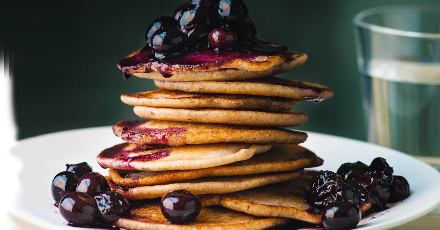 Gluten Free Pancake Recipe Glutenfree Pancakes with Blueberry