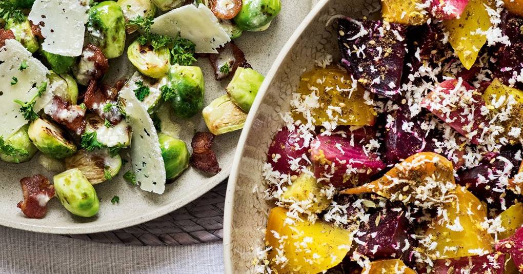 Brussels Sprouts with Bacon and Pecorino