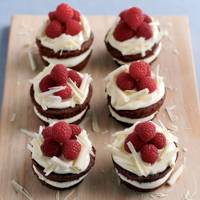 Raspberry And Chocolate Nest Mini Cakes House Garden