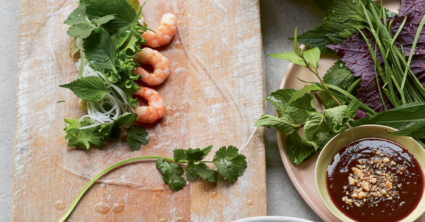 Fresh salad rolls