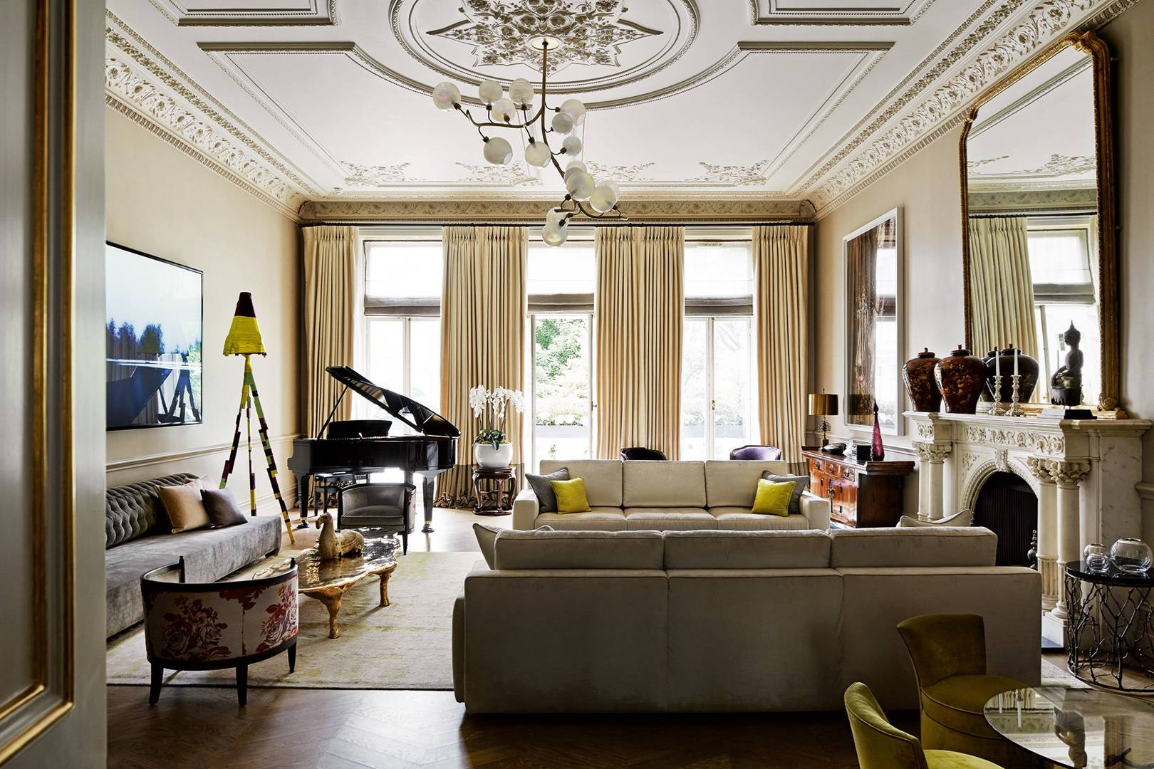 19th Century Mansion Modernisation By Rabih Hage House Garden